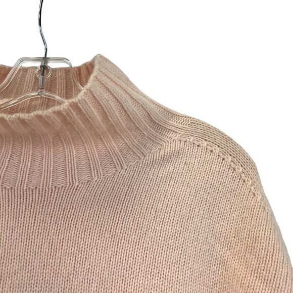 Knititude Women’s Long Sleeve Mock Neck Pink Sweater Wool Cashmere Blend XS - Picture 3 of 9